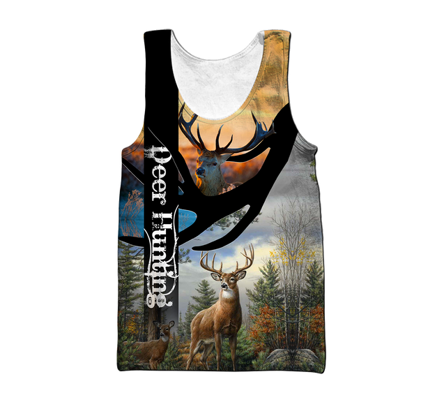 Love Deer Hunting 3D All Over Printed Shirts For Men And Woman