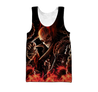 Premium All Over Printed Fire Skull Shirts MEI