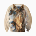 3D ALL OVER PRINTED LOVE HORSE SHIRTS AND SHORTS HR7-Apparel-NNK-Sweat Shirt-S-Vibe Cosy™