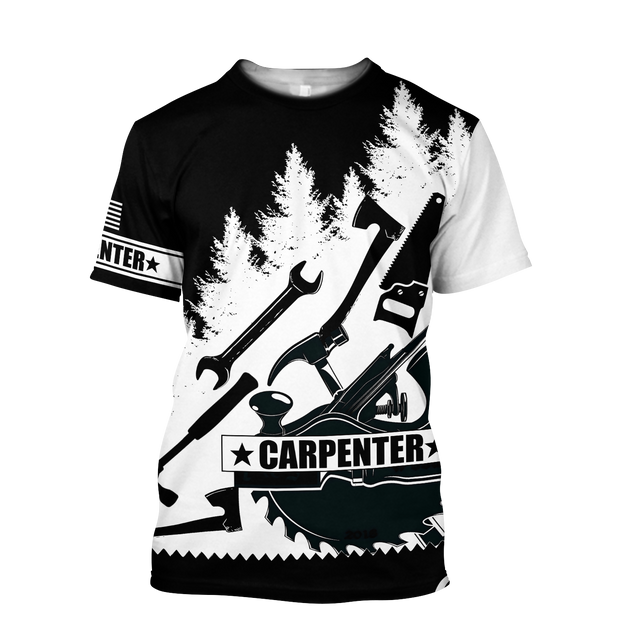 Premium Carpenter Man Tools Black and White Unisex Shirts DL20103201