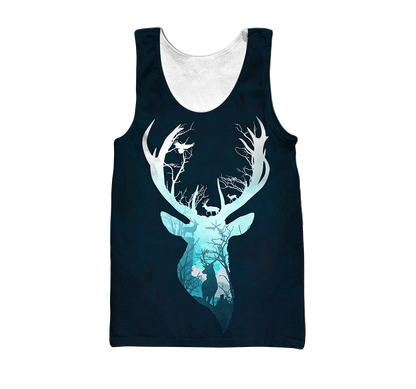 Deer Hunting 3D All Over Printed Shirts For Men LAM