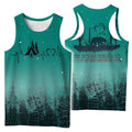Camping Blue 3D All Over Printed Clothes CP12-Apparel-NNK-Tank-S-Vibe Cosy™