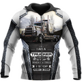 I AM A TRUCKER 3D ALL OVER PRINTED SHIRTS AND SHORT FOR MAN AND WOMEN PL12032006-Apparel-PL8386-ZIPPED HOODIE-S-Vibe Cosy™