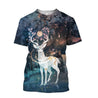 BEAUTIFUL DEER 3D ALL OVER PRINTED SHIRTS ANN231002-Apparel-PL8386-T shirt-S-Vibe Cosy™