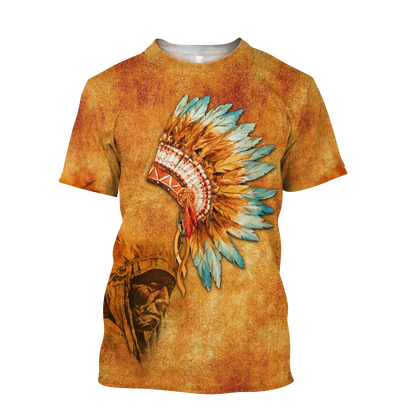 Premium Native American 3D All Over Printed Shirts