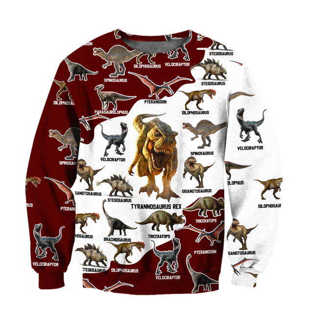 Red dinosaurs 3d hoodie shirt for men and women HG92602