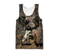 3D All Over Print Camo Deer Hunter Hoodie TN070805
