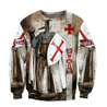 Premium Knight Templar Shield And Sword All Over Printed Shirts For Men And Women MEI