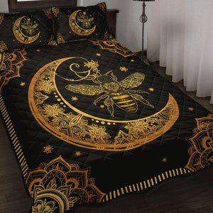 Bee Mandala Quilt Bedding TA27042004-Quilt-TA-Queen-Vibe Cosy™