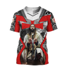 Knights Templar 3D all over printed for men and women PL19082001