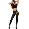 Guam Women's Leggings - Polynesian Tribal Gold - BN04-LEGGINGS-HP Arts-Guam-XS-Gold-Vibe Cosy™