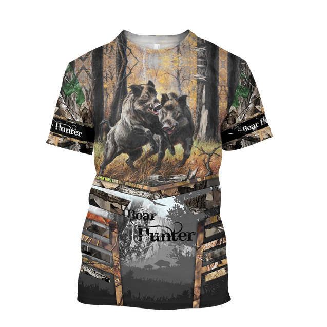 Great Boar Hunting Camo 3D All Over Print  Hoodie DL2022002S