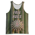 3D All Over Printed Brown Hugs Cactus Shirts-Apparel-NTH-Tank Top-S-Vibe Cosy™