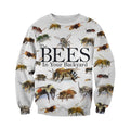 3D All Over Printed The Bees Shirts-Apparel-NTH-Sweatshirt-S-Vibe Cosy™