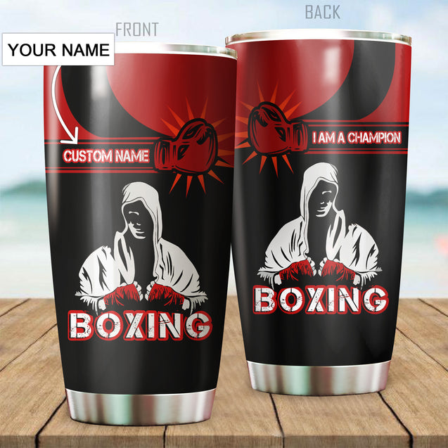 Custom Name Boxing Tumbler