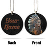 Customize Name Native American Unique Design Car Hanging Ornament