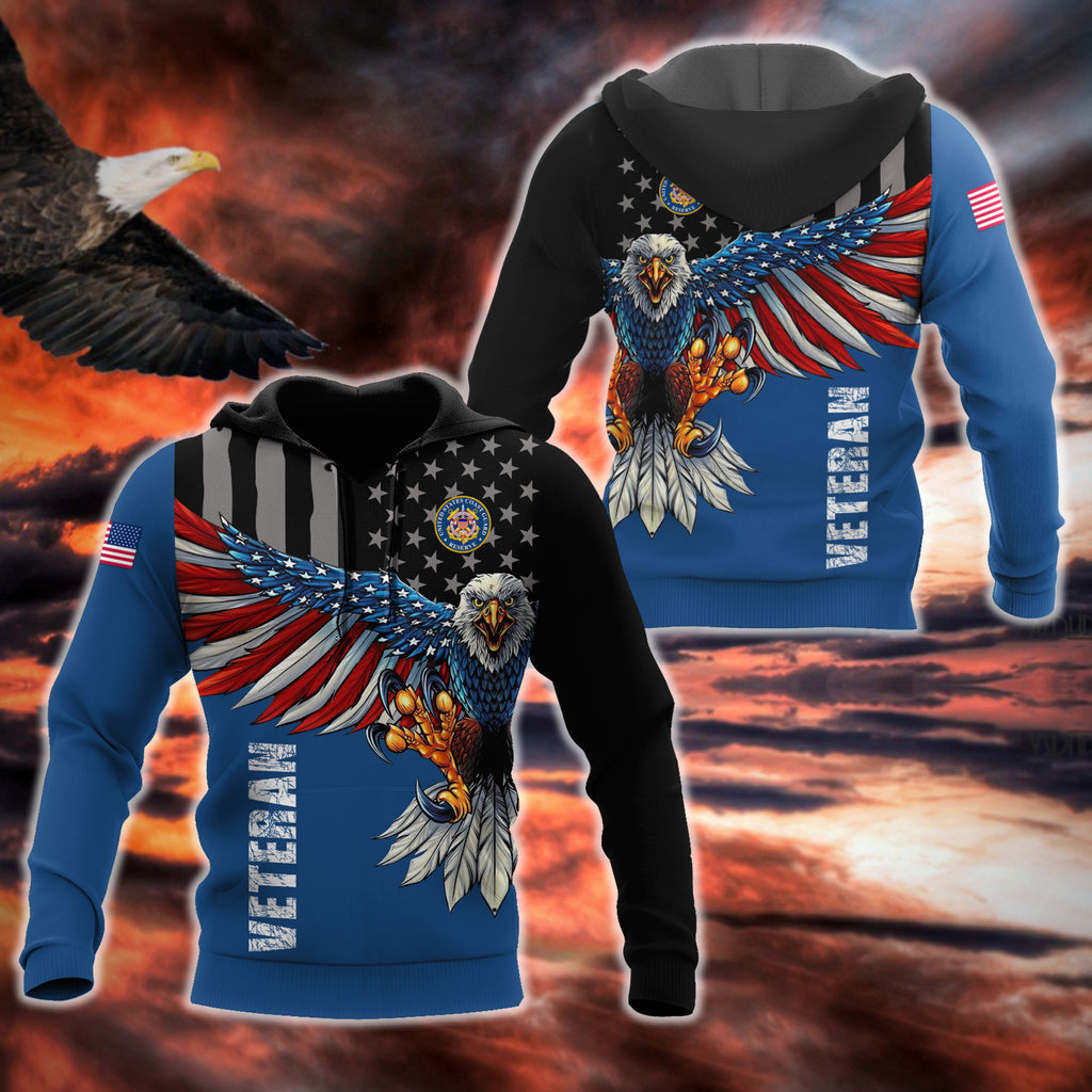 US Arrmy Veteran 3D All Over Printed Unisex Shirts