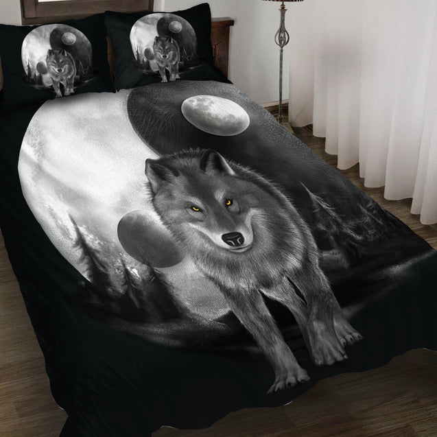 Wolf 3D All Over Printed Bedding Set