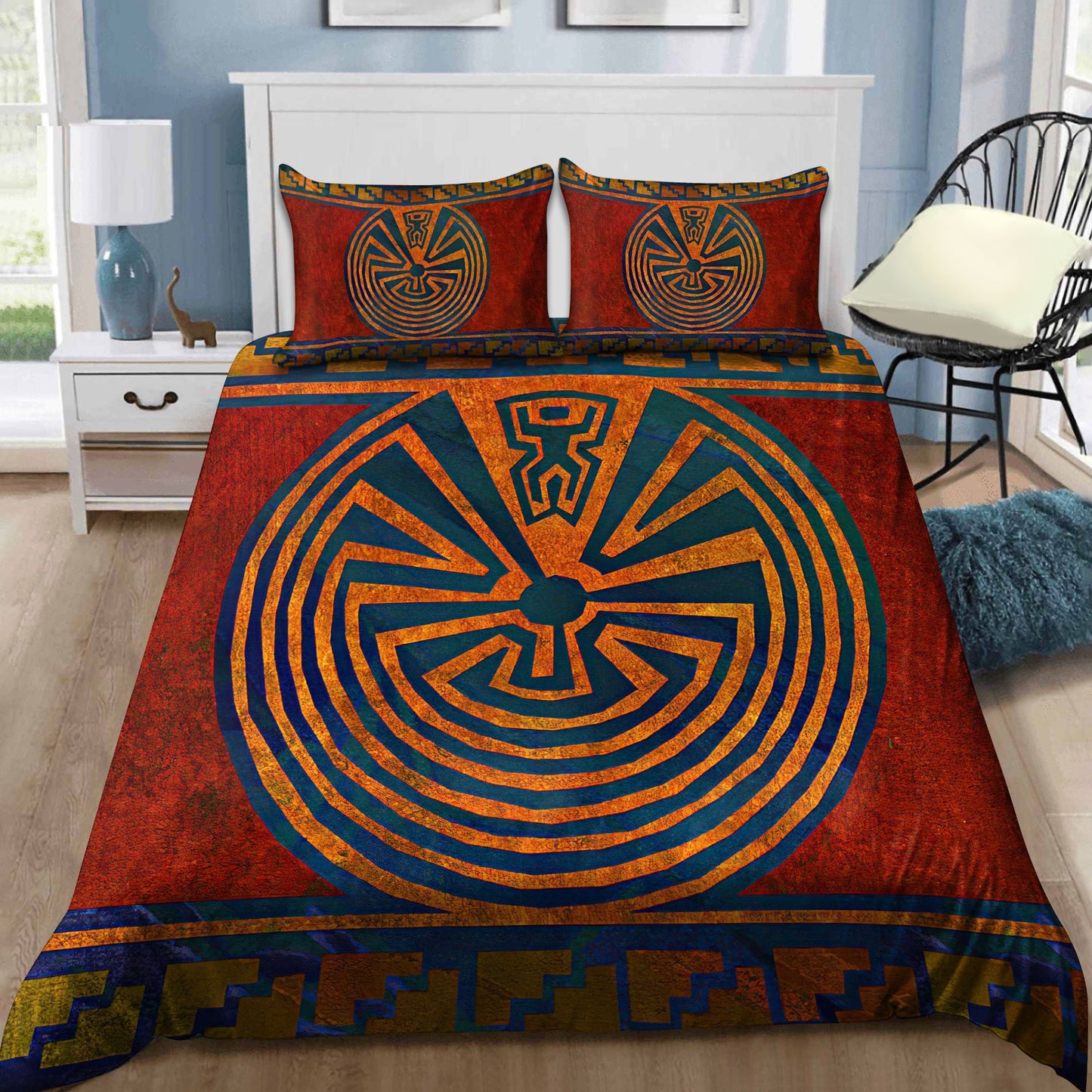 Native American 3D All Over Printed Bedding Set