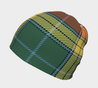 BUCHANAN MODERN TARTAN BEANIE HJ4-BEANIES-LoveTheWorld-Adult Small / Medium-Bamboo (mild)-Black-Vibe Cosy™