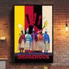 Native American  Indigenous Poster Vertical 3D Printed