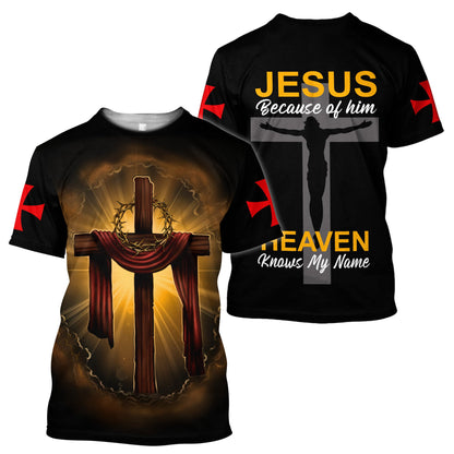Christian Jesus Easter Day 3D All Over Printed Unisex Shirts