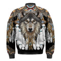 Wolf Native American 3D All Over Printed Unisex Shirt