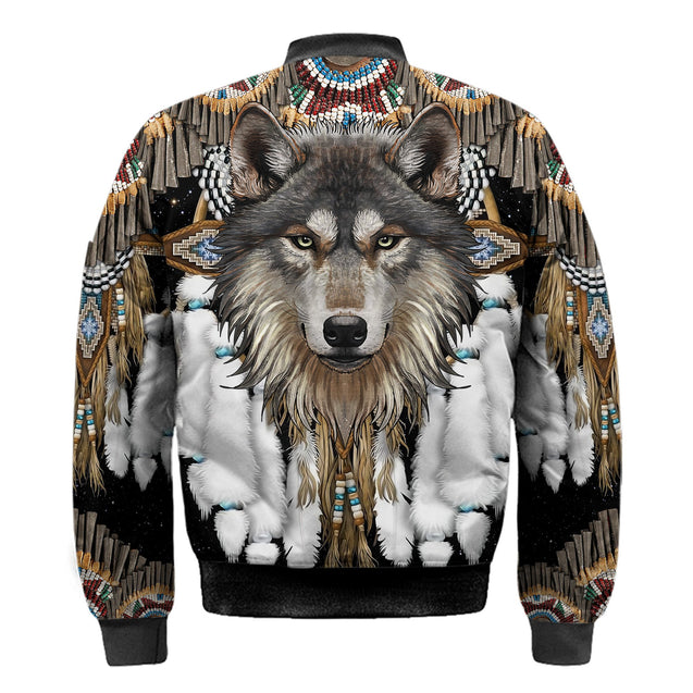 Wolf Native American 3D All Over Printed Unisex Shirt