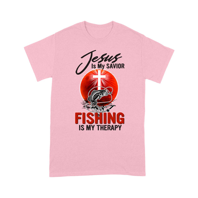 Jesus My Savior Fishing My Therapy Unisex Shirt T-Shirt NH10012201DH