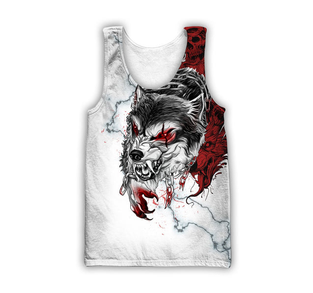 Wolf 3D All Over Printed Unisex Shirt No 08