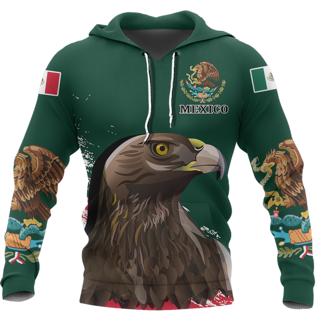 Mexico - Golden Eagle Special Hoodie A7-Apparel-HP Arts-Hoodie-S-Vibe Cosy™