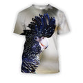 3D Printed Parrot Tops PHL135-Apparel-PHL-T-Shirt-S-Vibe Cosy™