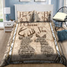 Fall In Love Deer Couple Bedding Set TQH200807