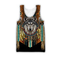 Wolf Native American 3D All Over Printed Unisex Shirts