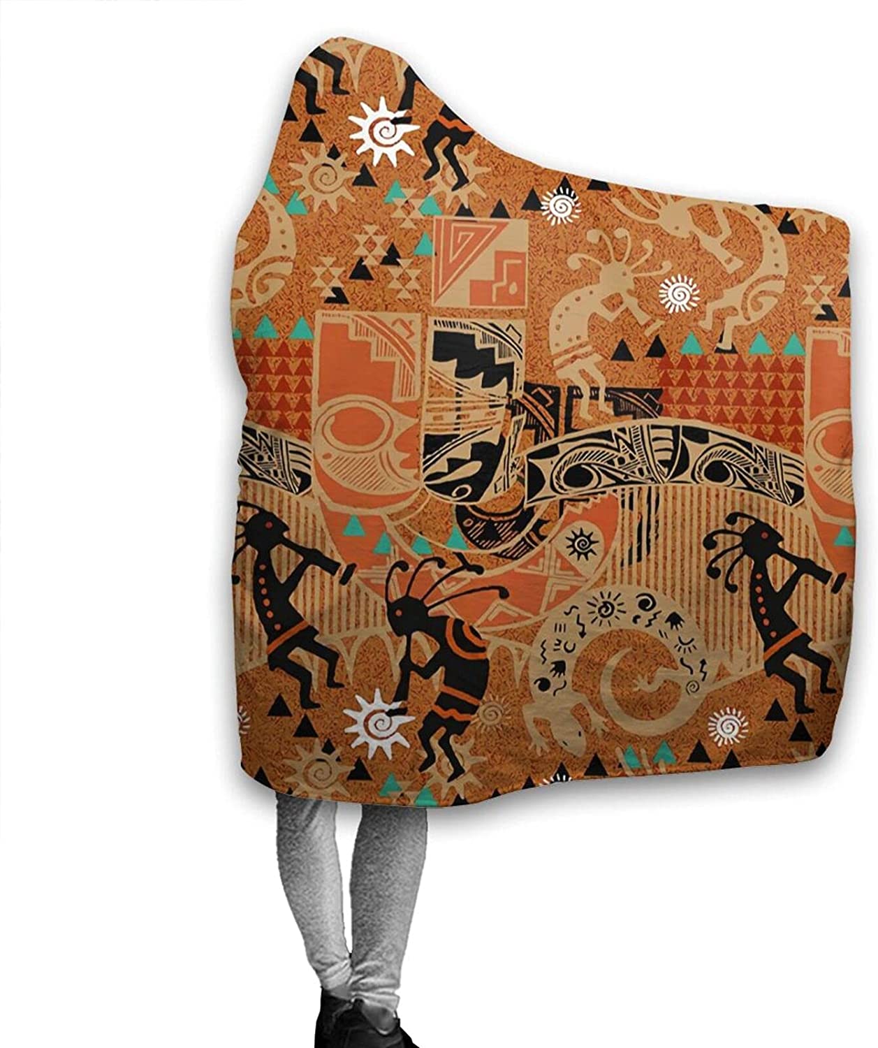 Native American Hooded Blanket
