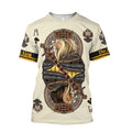 3D Yellow Ace Spade Lion King Poker All Over Printed  Unisex Shirts