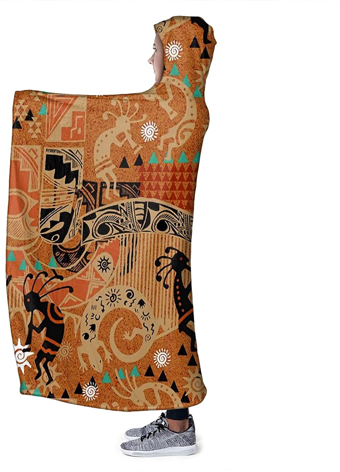 Native American Hooded Blanket