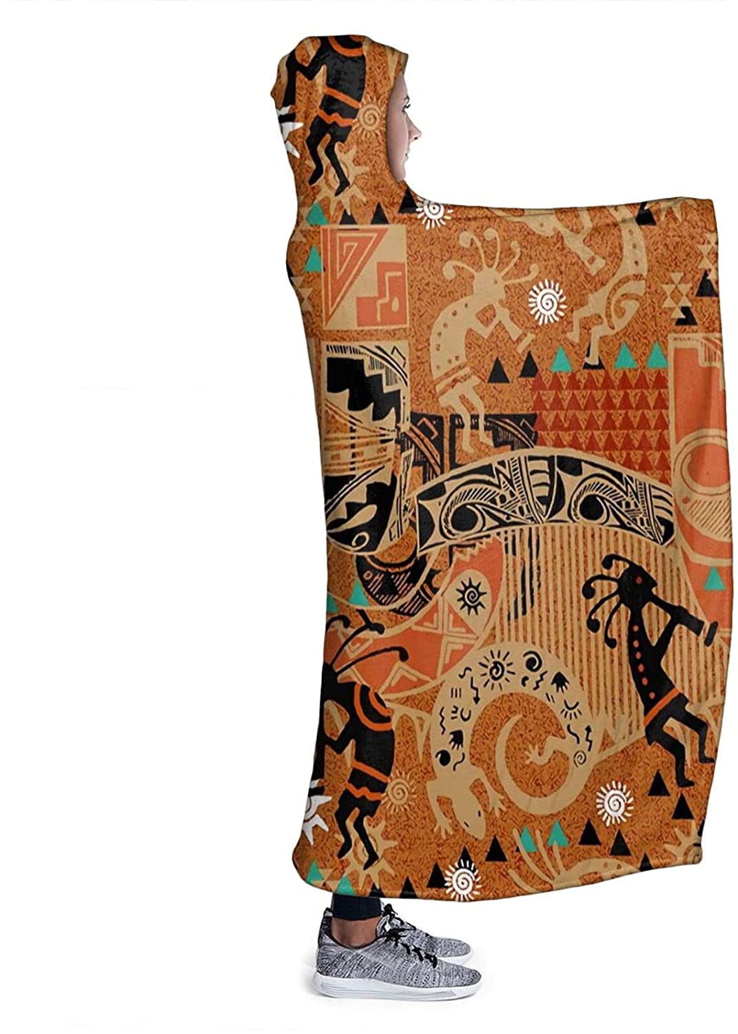 Native American Hooded Blanket