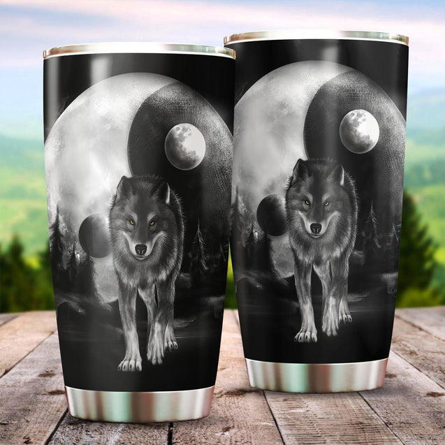 Wolf Steel Tumbler