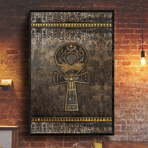 Ancient Egypt Poster Vertical 3D Printed