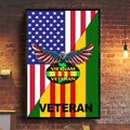 Viet Nam Veteran Poster Vertical 3D Printed