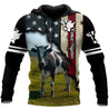 Cow 3D hoodie shirt for men and women customize name VP28102001