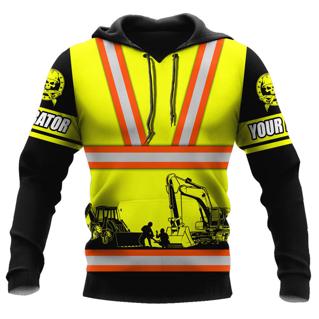 Customize Name Heavy Equipment Operator 3D All Over Printed Unisex Shirt