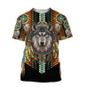 Wolf Native American 3D All Over Printed Unisex Shirts