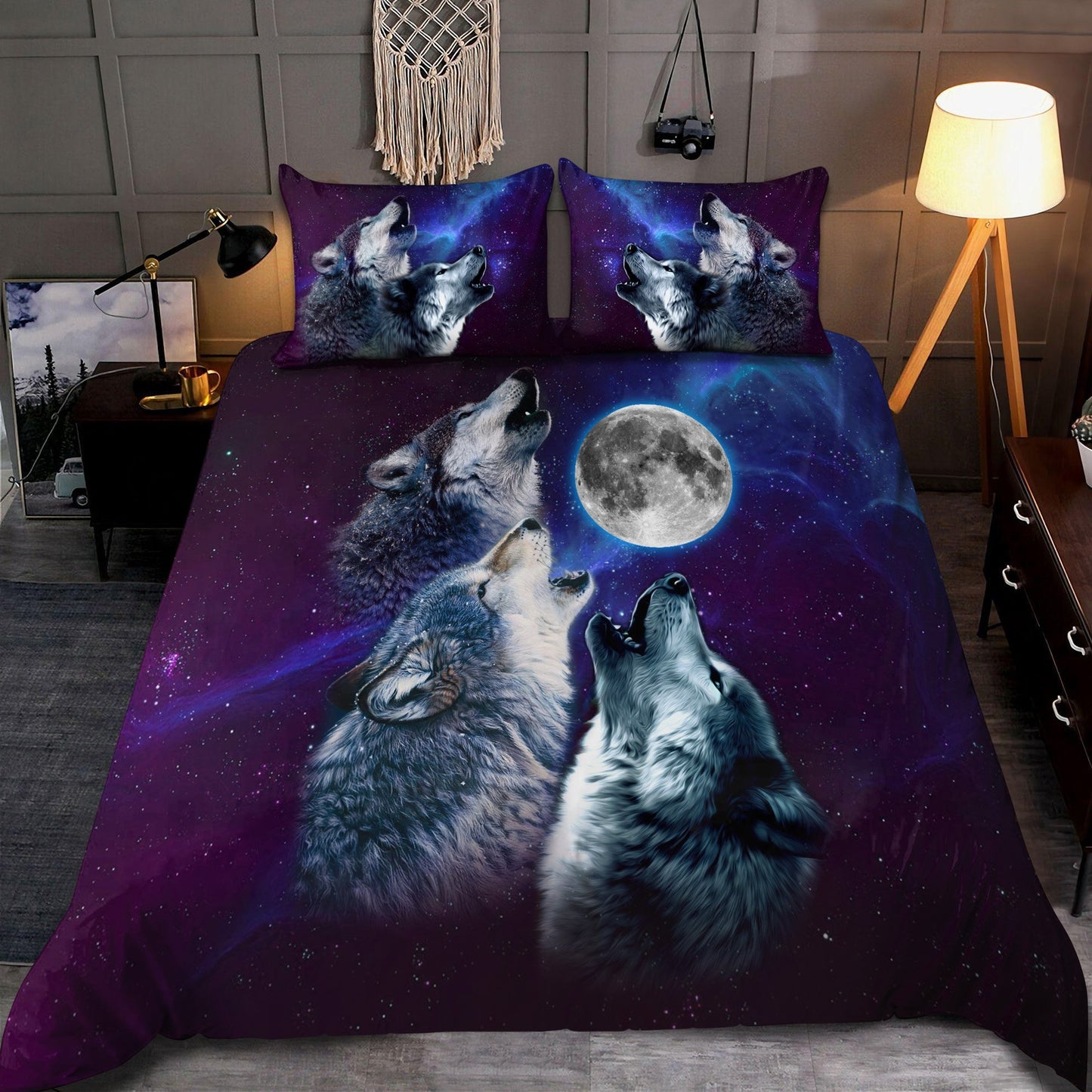 Wolf 3D All Over Printed Bedding Set