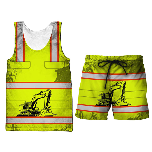 Customize Name Heavy Equipment Operator 3D All Over Printed Unisex Shirt