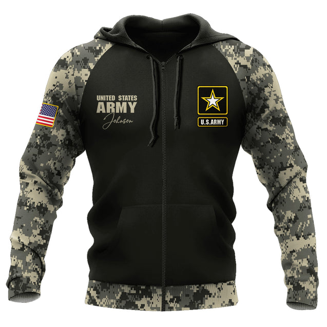 US Army Veteran 3D All Over Printed Unisex Shirts