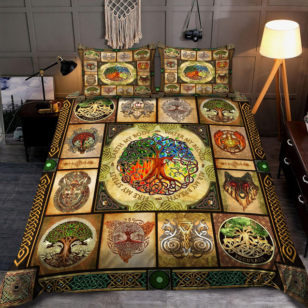 Celtic Tree Of Life 3D All Over Printed Bedding Set