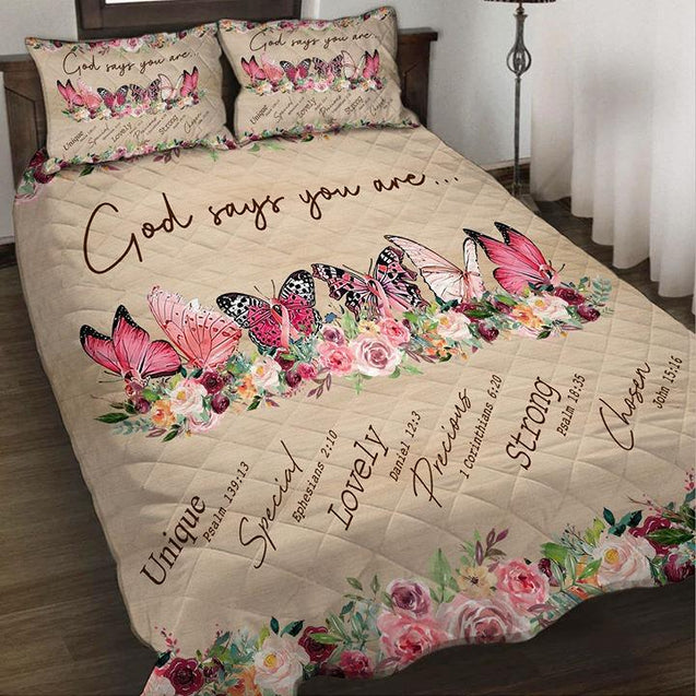 Breast Cancer Awareness Quilt Bedding Set TA0906202