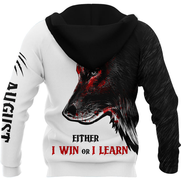 Wolf - August Guy Never Lose  3D All Over Printed Unisex Shirts